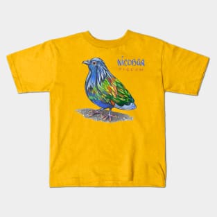 The Nicobar Pigeon Kids T-Shirt